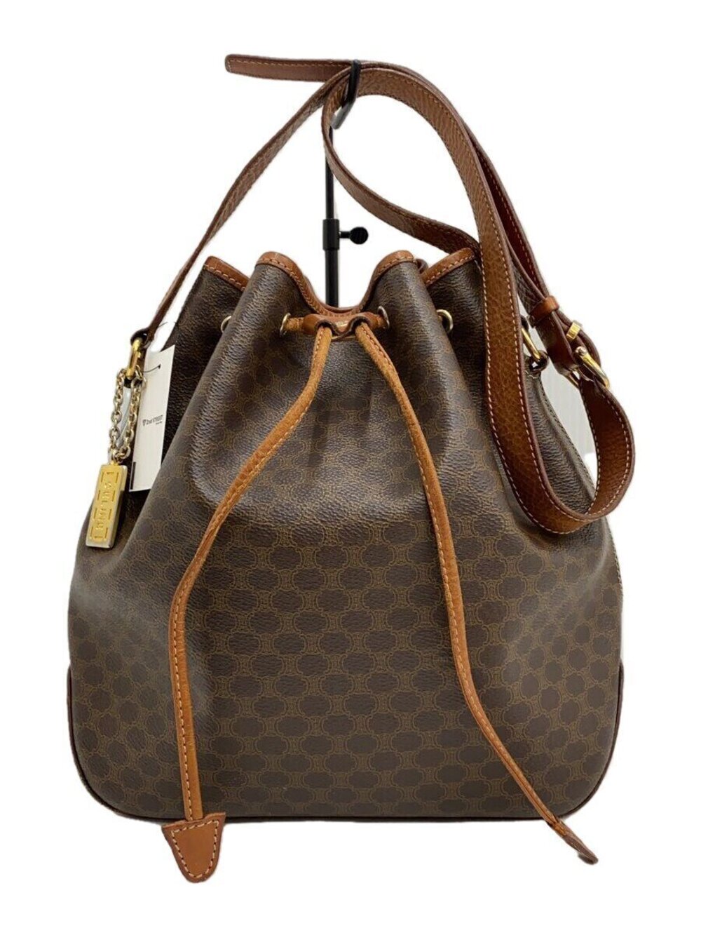 Celine Shoulder Macadam Bag Brown All over